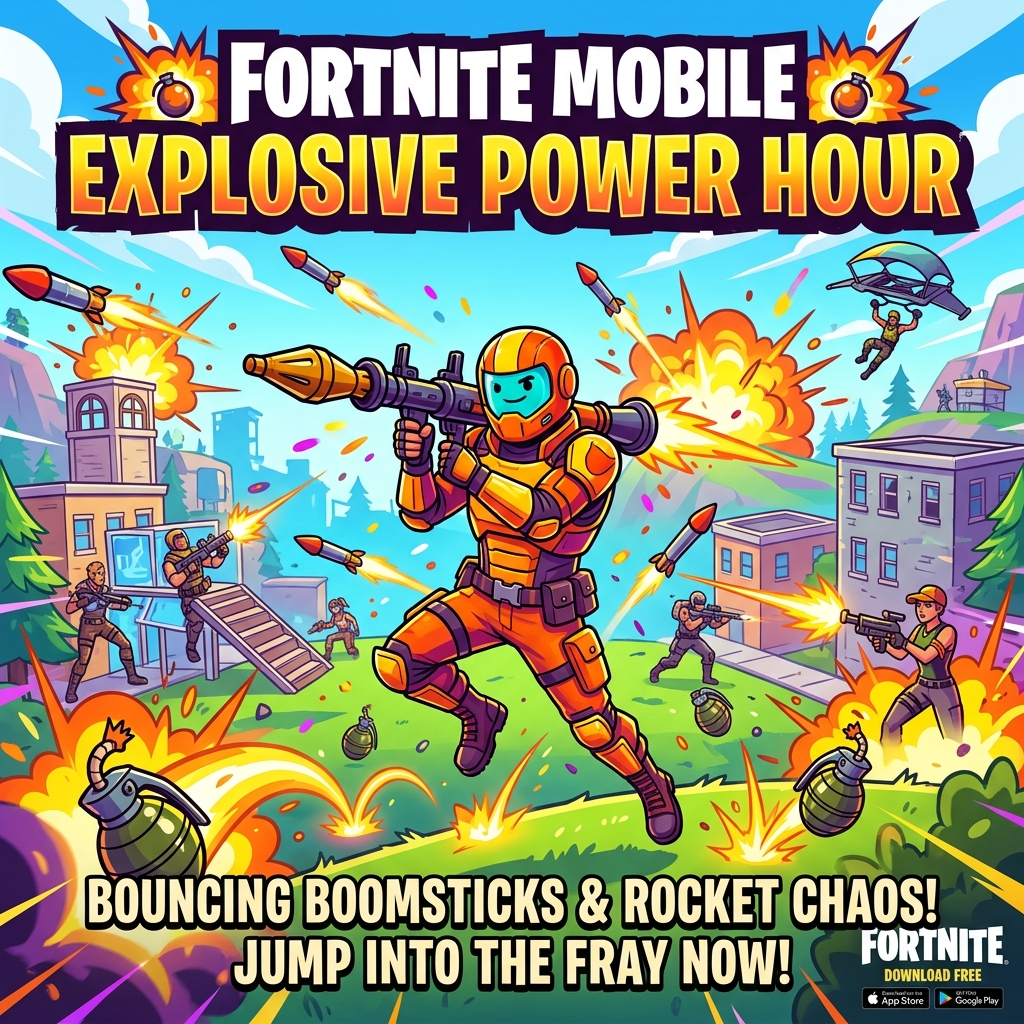 Fortnite’s ‘Explosive Power Hour’ is a scheduled chaos drop—two time slots, one goal: boom