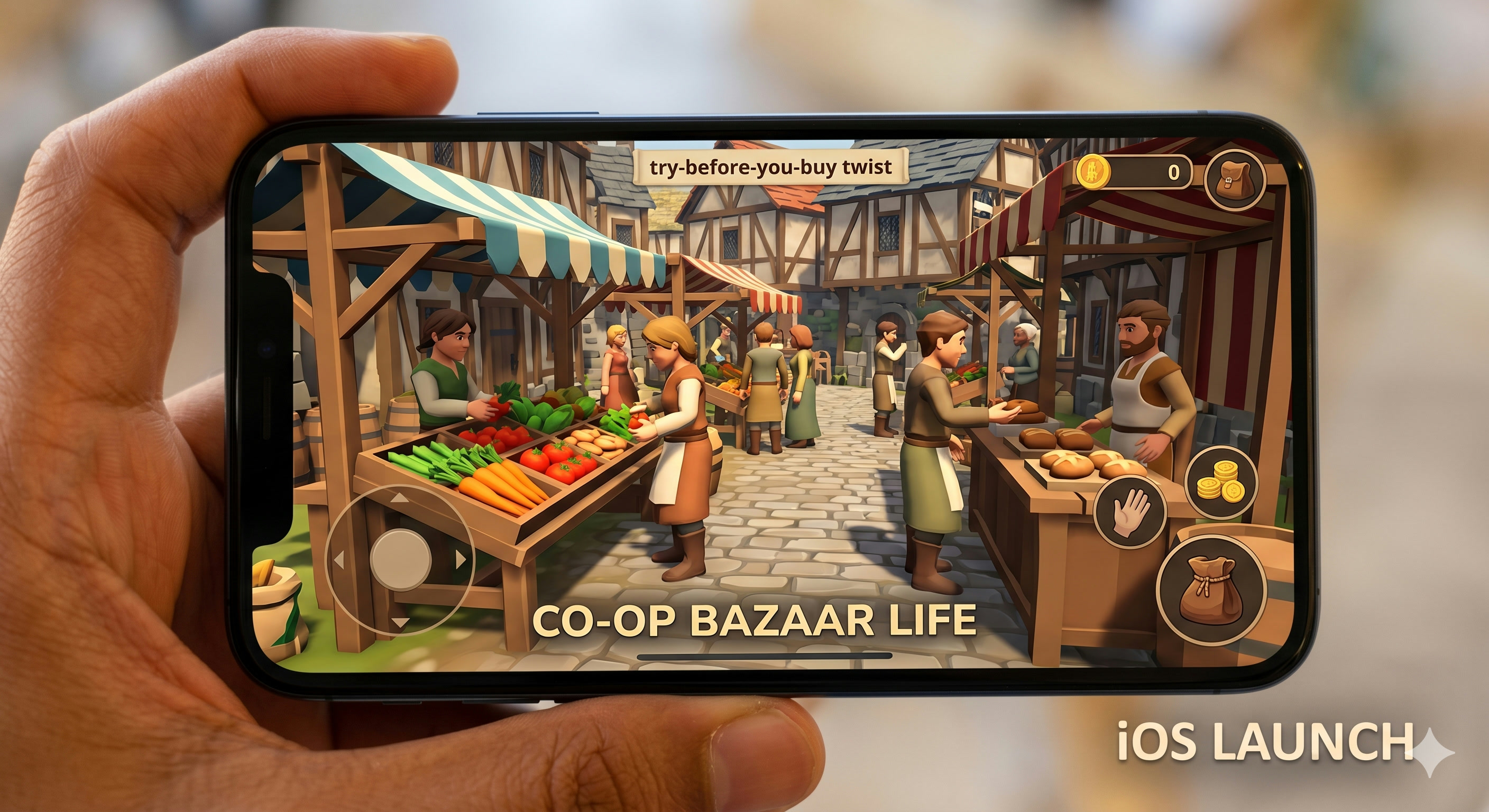 Co-op Bazaar Life hits iOS: Trade, build, and negotiate in this social-first marketplace RPG