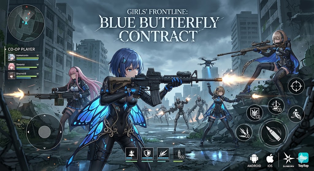 Girls’ Frontline: Blue Butterfly Contract turns the franchise into a mobile co-op shooter