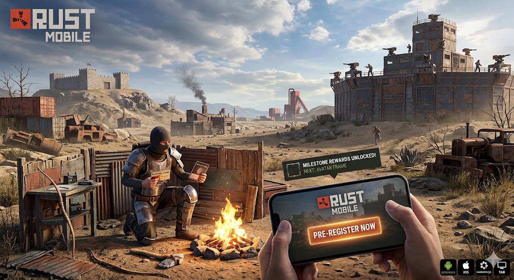Rust Mobile pushes pre-registration as the survival sandbox gets closer to launch