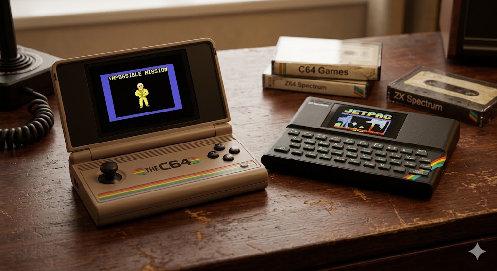 THEC64 Handheld and The Spectrum Handheld bring 8-bit nostalgia to portable play