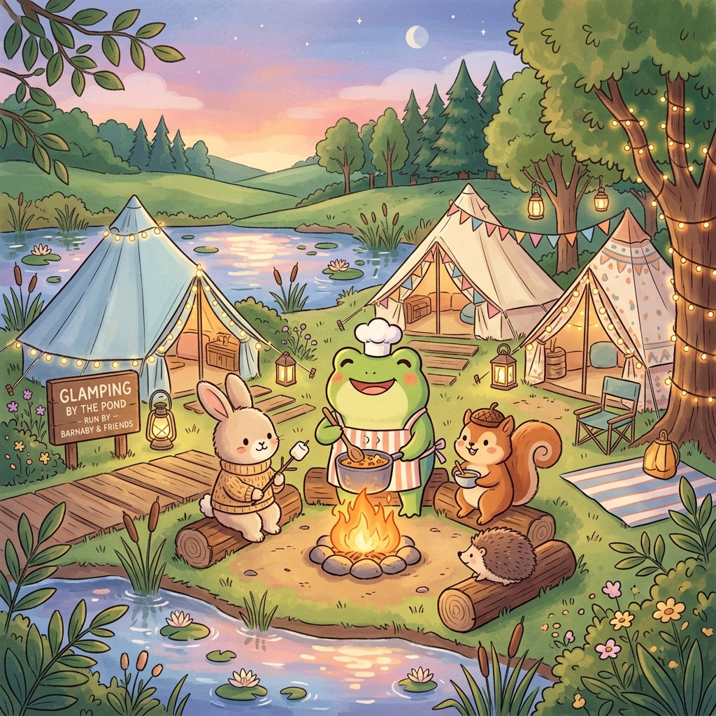 Pond Pals turns frog glamping into today’s coziest mobile management launch