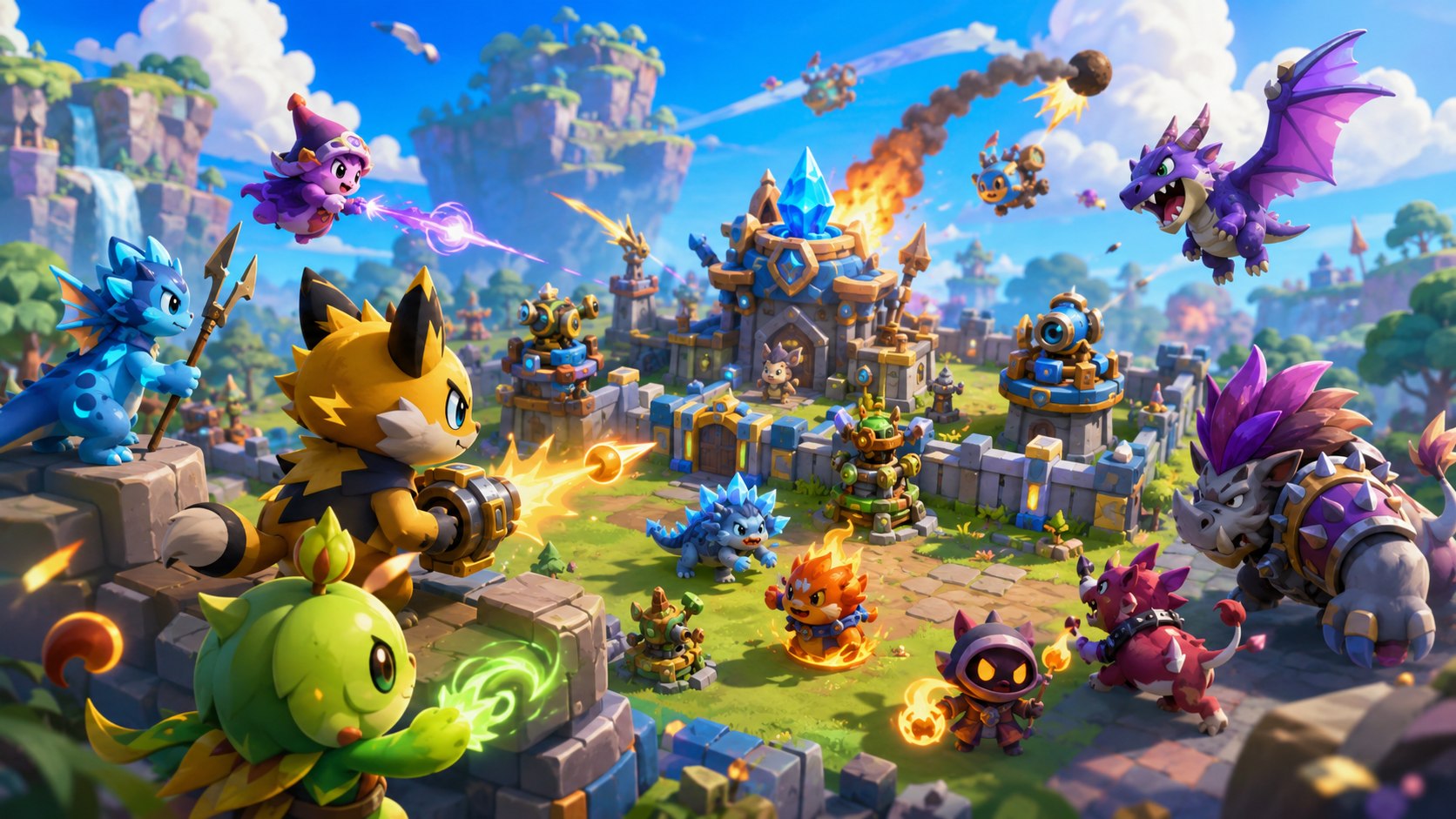 Clash of Critters turns creature collecting into a bounce-heavy mobile strategy launch