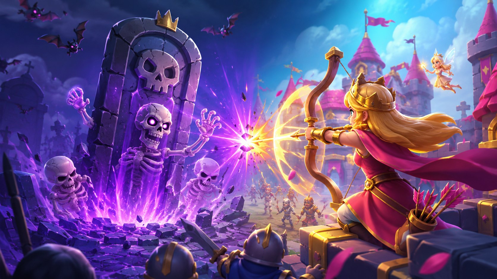Clash Royale’s June update brings Hero Tombstone, Princess Evolution and faster chaos