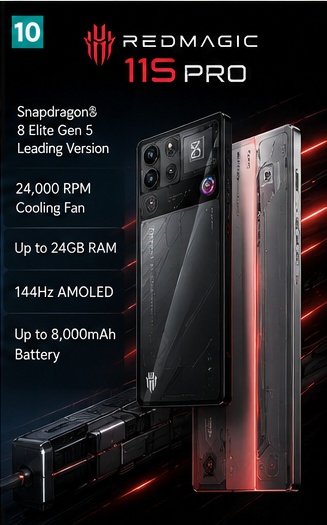 RedMagic 11S Pro keeps the gaming-phone arms race loud, wet and very fast