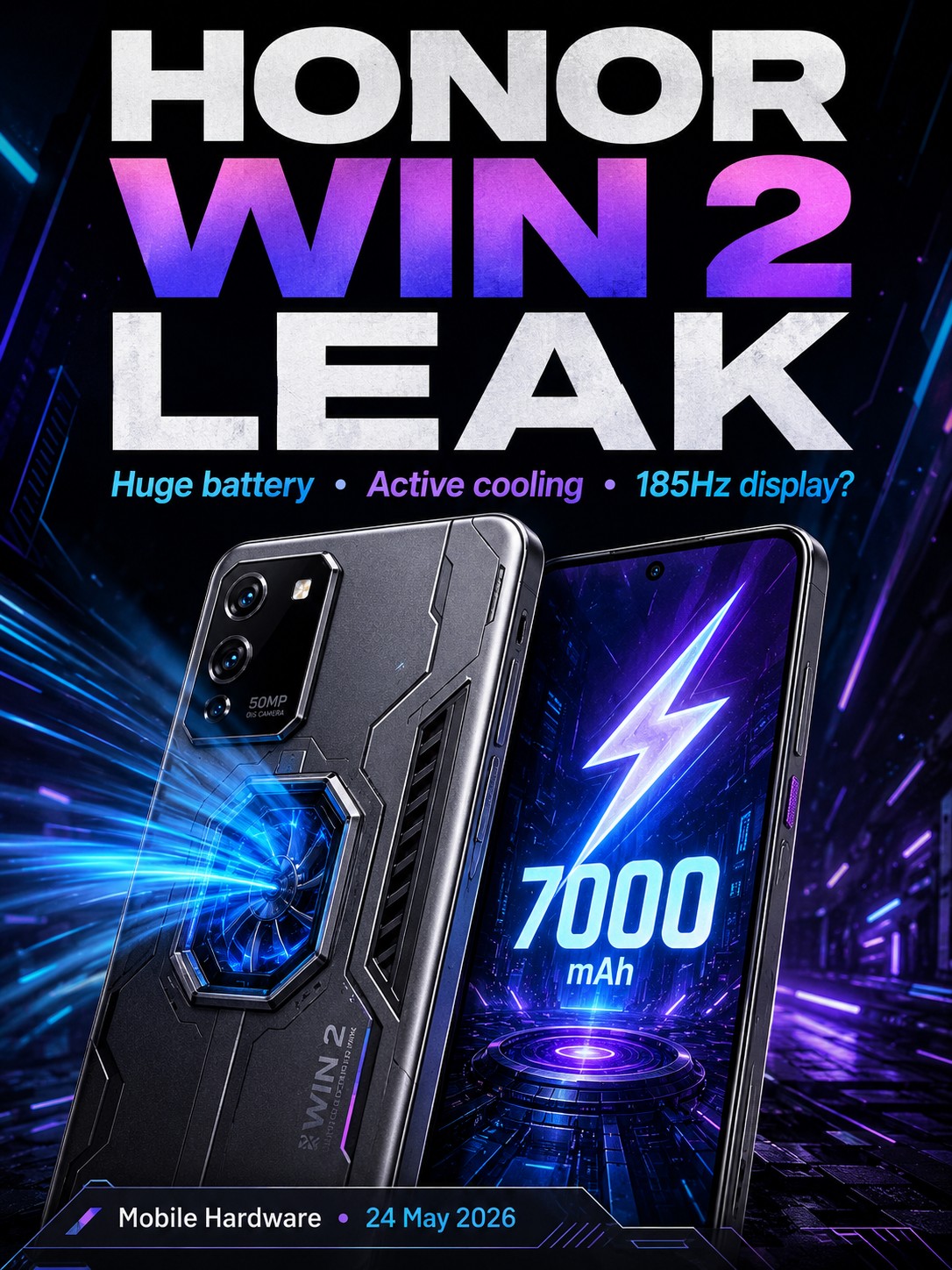 Honor Win 2 leak suggests gaming phones are about to get even more excessive