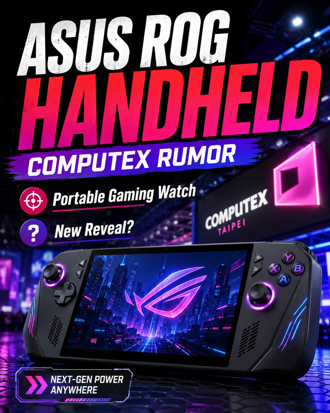 Asus handheld rumor gives Computex another portable-gaming storyline