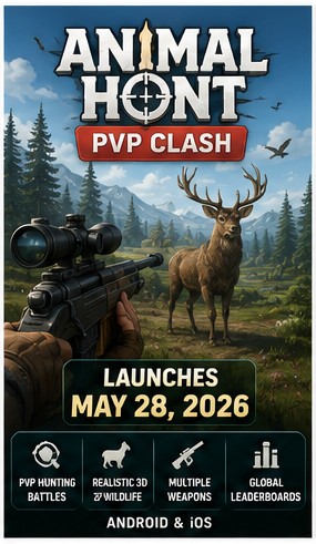 Animal Hunt: PvP Clash turns mobile hunting into fast multiplayer marksmanship