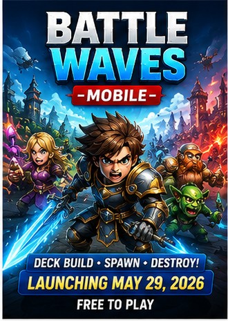Battle Waves: Mobile launches with deck-building auto-battler ambition