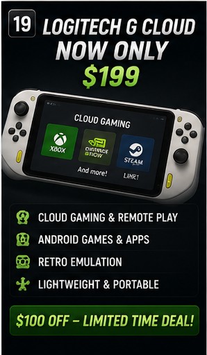 Logitech G Cloud drops to $199 and becomes a better Android handheld deal