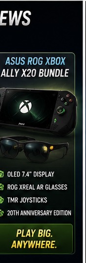 ASUS ROG XBOX Ally X20 bundle goes full collector mode at Computex