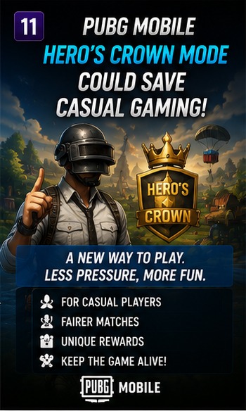 PUBG Mobile’s Hero’s Crown mode might be the casual reset the game needs
