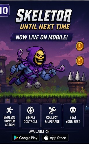 Skeletor: Until Next Time turns meme culture into endless running action