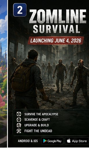 Zomline Survival shambles into the June 4 mobile launch pile