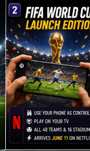 FIFA World Cup: Launch Edition turns phones into controllers for Netflix’s World Cup play