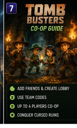 Tomb Busters co-op guide reminds players that cursed ruins are better with friends