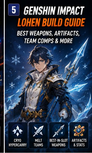 Genshin Impact Lohen build guide turns the new Cryo Polearm hypercarry into homework