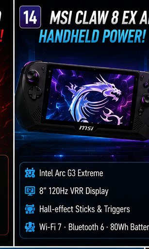 MSI Claw 8 EX AI+ keeps Intel’s handheld comeback expensive but exciting