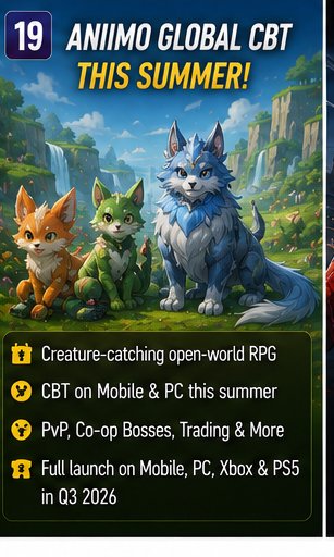 Aniimo global CBT is coming this summer before its Q3 launch