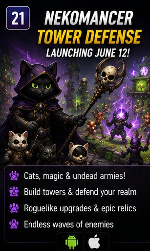Nekomancer: Tower Defense prepares undead cat strategy for June 12