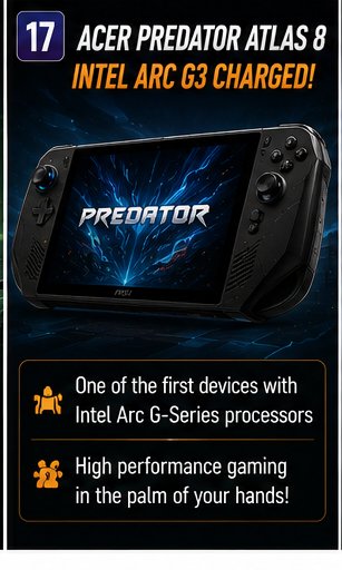 Acer Predator Atlas 8 keeps Intel Arc G3 from being only an MSI story