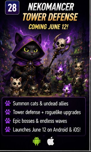 Nekomancer: Tower Defense prepares undead cat strategy for June 12
