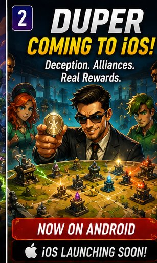 DUPER heads to iOS after Android debut with deception, alliances and real-money rewards