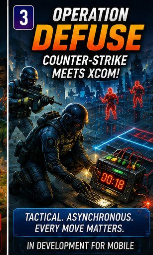 Operation Defuse blends Counter-Strike tension with XCOM-style tactical planning