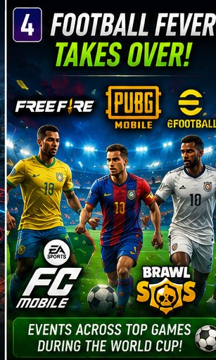 Football-themed mobile events keep World Cup fever burning across multiple games