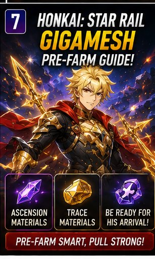 Honkai: Star Rail Gigamesh pre-farm guide turns Fate collab prep into material homework