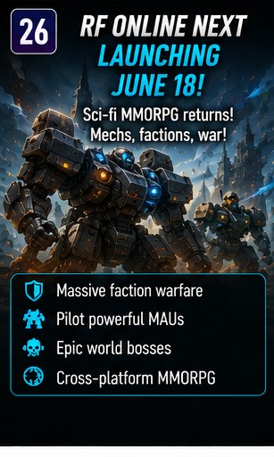 RF ONLINE NEXT moves closer with sci-fi faction wars and mech combat