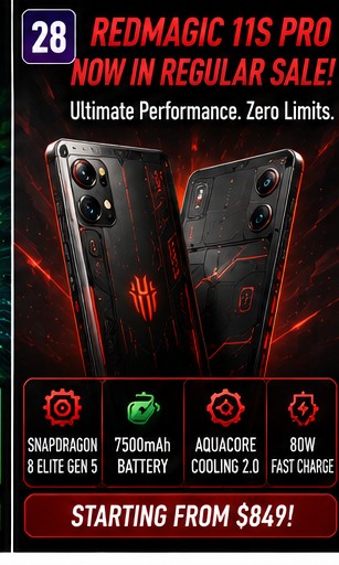 RedMagic 11S Pro stays the gaming-phone buy to watch after regular sales opened