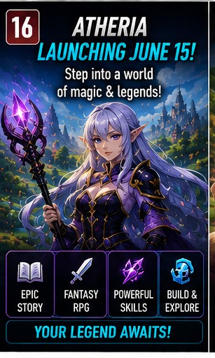 Atheria lines up June 15 as a mid-month fantasy RPG watch item