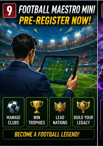 Football Maestro Mini pre-registration gives Android players a tiny manager chair