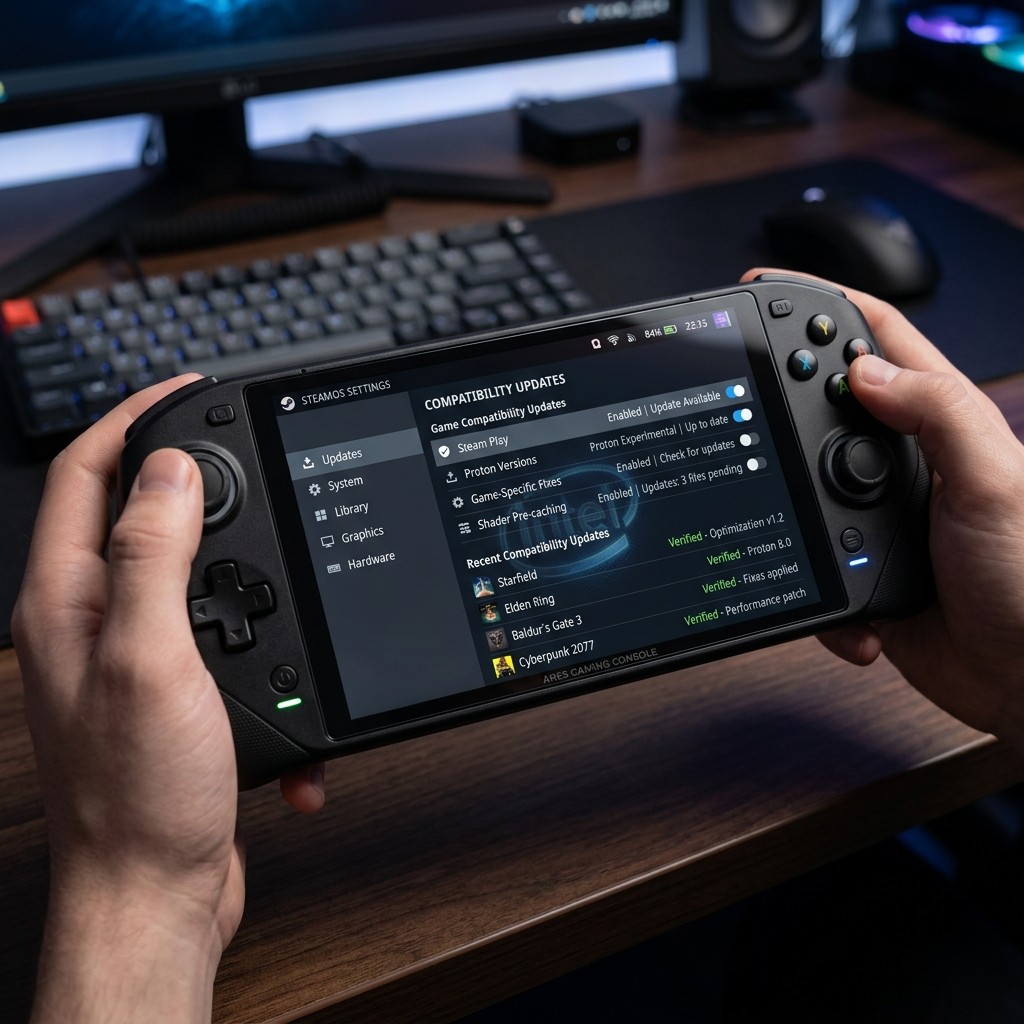 SteamOS beta improves Intel handheld compatibility before the new wave lands
