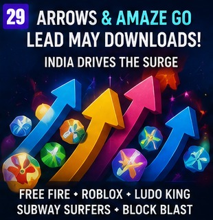 Arrows and Amaze Go dominate May mobile downloads