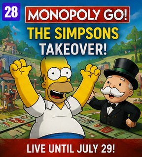 The Simpsons take over Monopoly Go with Springfield-sized chaos