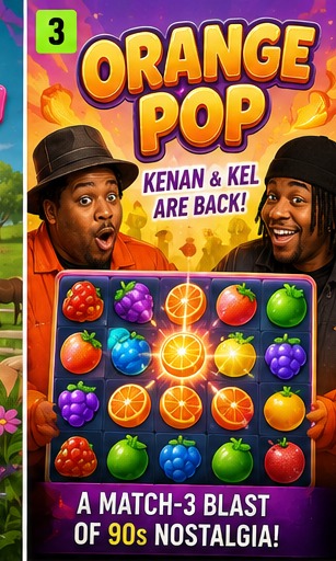 Orange Pop brings Kenan and Kel nostalgia to match-3 mobile gaming