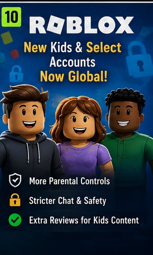 Roblox rolls out Kids and Select accounts globally
