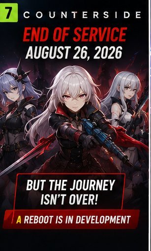 CounterSide announces end of service and future reboot