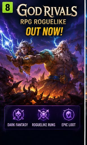 God Rivals: RPG Roguelike launches on mobile