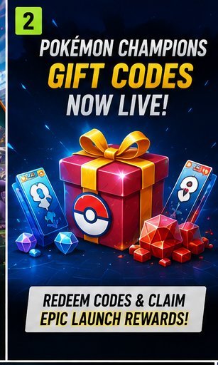 Pokémon Champions gift codes arrive with launch-day hype