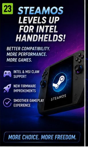 SteamOS support for Intel handhelds keeps building momentum