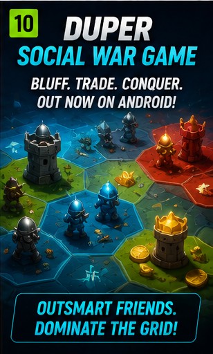Duper: Social War Game arrives on Android