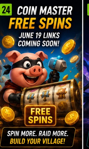 Coin Master free spins links refreshed for June 19