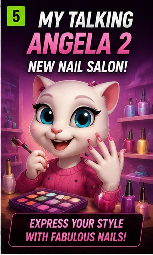 My Talking Angela 2 explains its Nail Salon feature