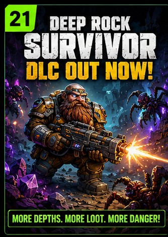 Deep Rock Galactic: Survivor mobile DLC is out now