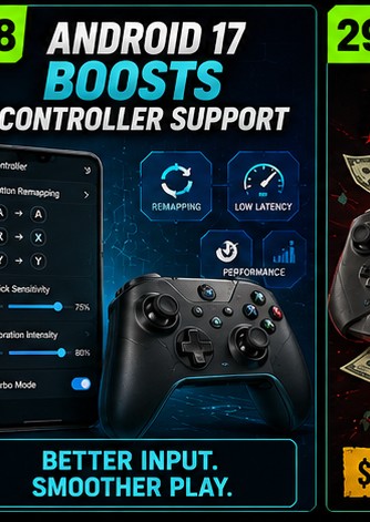 Android 17 improves gaming performance and controller support