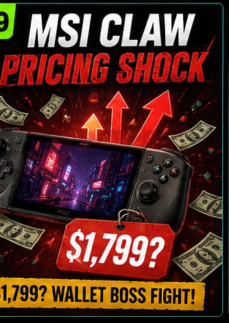 MSI Claw 8 EX AI+ pricing keeps handheld market nervous