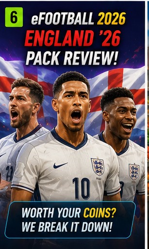 eFootball 2026 National Team Pack England remains hot this week